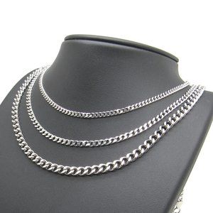 NEW Stainless Steel Curb Chain Necklace